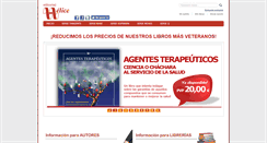 Desktop Screenshot of editorialhelice.es